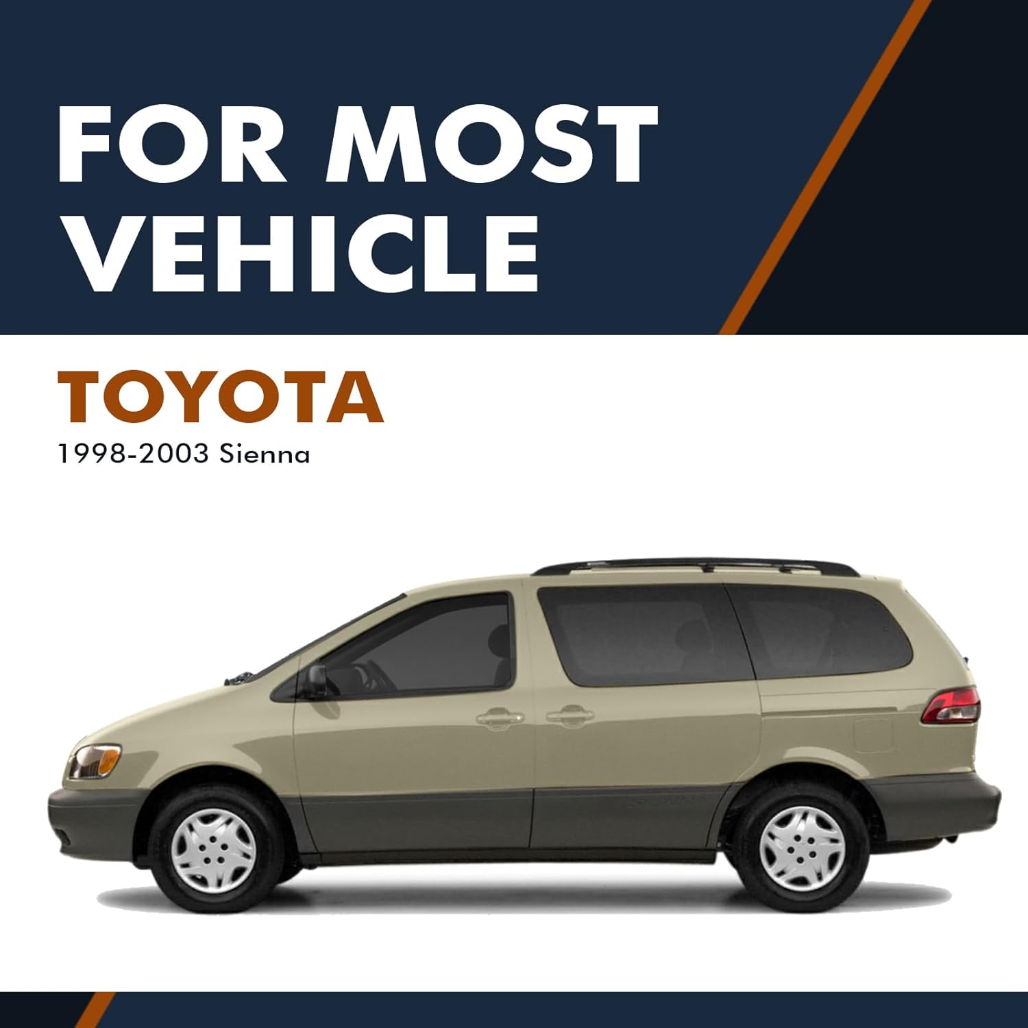 PM Auto Pair of 2 Left-Right Front Quick Complete StrutCoil Spring For 1998-2003 Toyota Sienna V6 3.0L