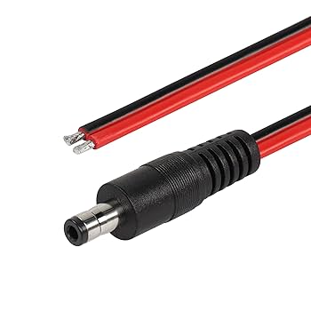 Amazon | CERRXIAN DC5525電源ピグテールケーブル 14AWG 5.5 mm