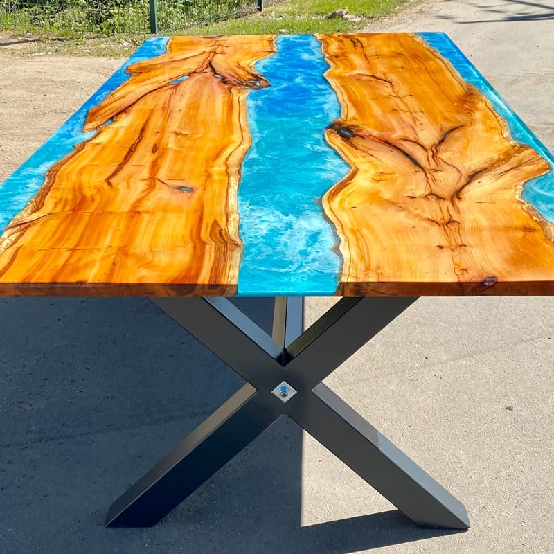E.M.B : Table bois résine epoxy à Vannes (56
