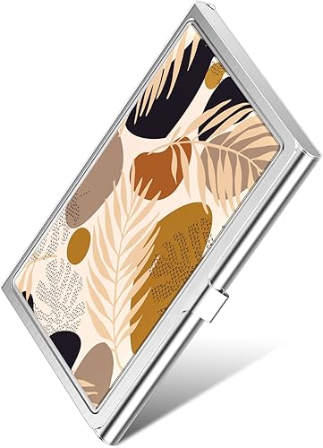 Rouidr Titular de la tarjeta de visita, Caja de la tarjeta de visita pequeña, Organizador de tarjetas de visita de metal delgado, Cartera del