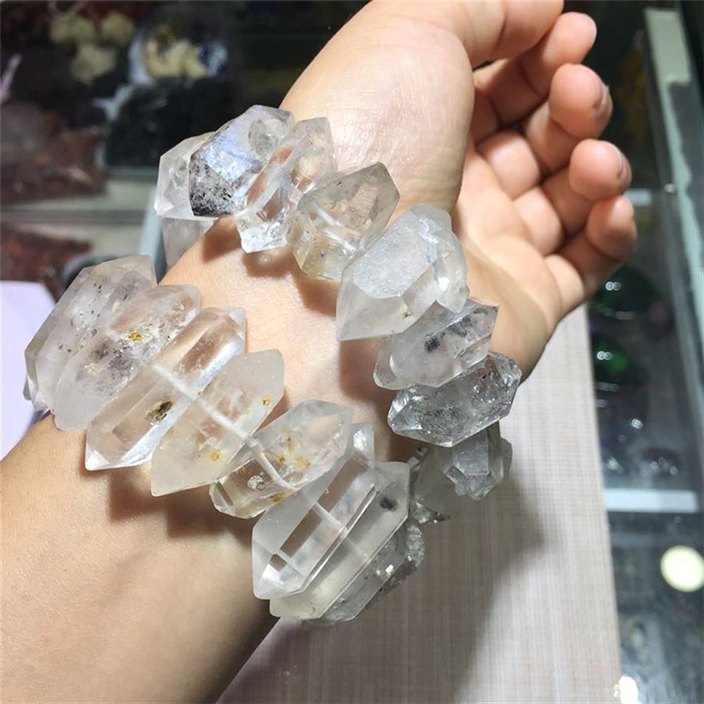 Regalo for la Familia Piedras Naturales y Herkimer Diamante Piedra en Bruto Cristales Cristal de Cuarzo Transparente Piedra de la Suerte Inicio Colecciones