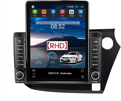 Android 11 9.7 Inch Screen 2 Din Car Stereo for Honda Insight 2009-2014 Android Auto Car Radio With BT 5.0 DTS GPS Navigation FM AM Support Backup Camera Carplay Size TS400 8-Core 4G+64G B