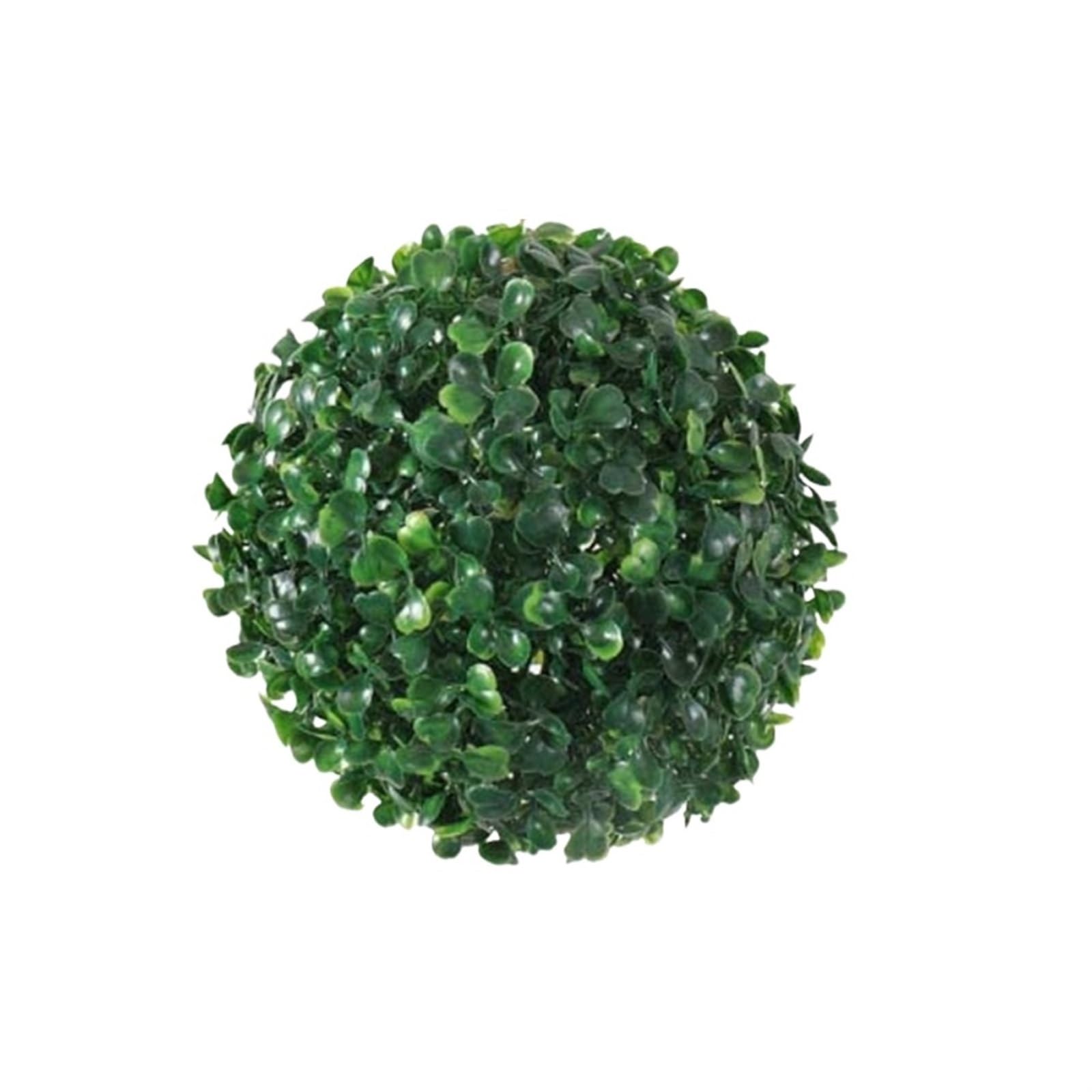 LSYHHXC Topiary Balls Artificial Plant Boxwood Topiary Ball Faux Plants Decorative Grass Balls For Home Patio Garden Balcony Wedding Decoration(18CM)