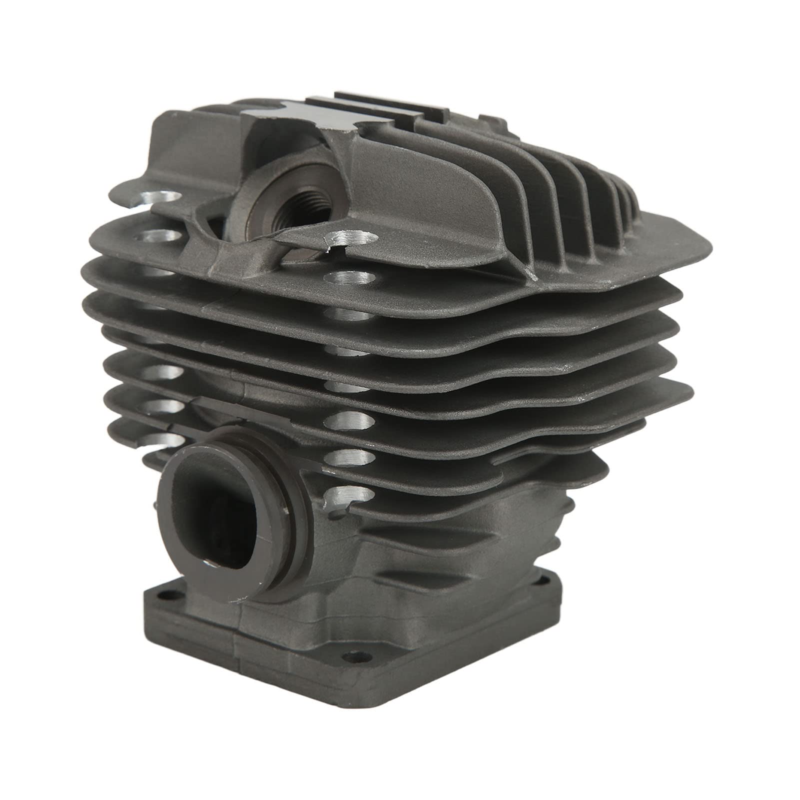 Kit de Juntas de pistón de Cilindro de 50 mm Reemplazo de Aluminio Fundido para Motor de Motosierra MS440 044 Herramienta de reconstrucción de Motor 1128 020 1227 Accesorios para