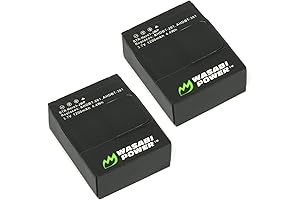 Wasabi Power Battery (2-Pack) for GoPro HERO Cameras