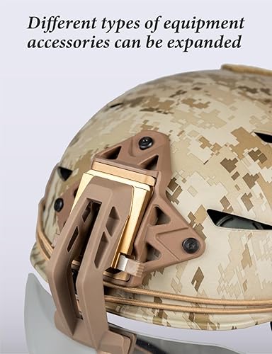 Miniatura 5 de FMATAL GEAR Casco táctico FMA NVG Mount Shroud versión mejorada Base de soporte de cámara deportiva  para cámara deportiva NVG simulada  Paintball