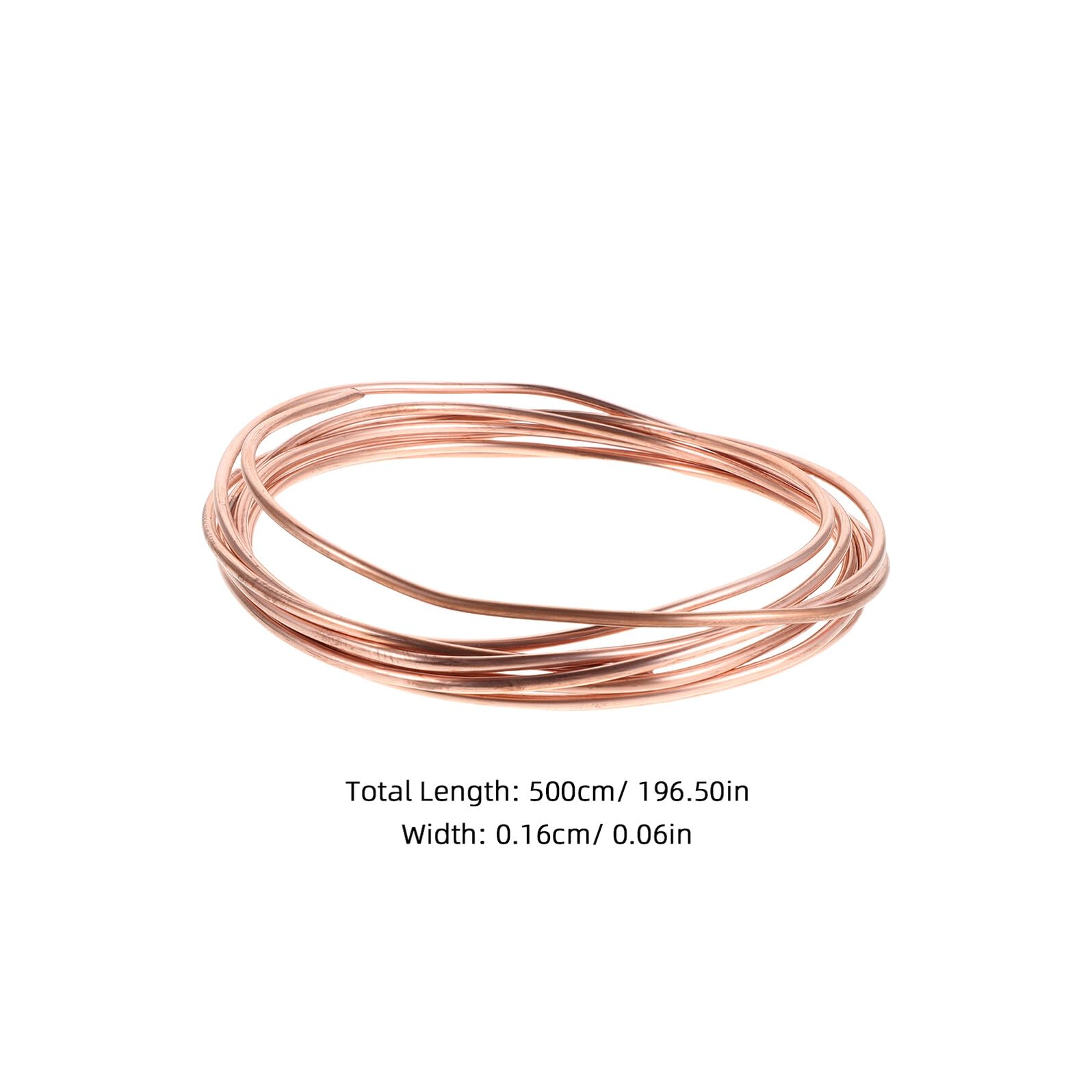 NUOBESTY Tube en Cuivre Souple 5 Mètres Diamètre Extérieur 16 MM X Intérieur 06 MM sans Soudure Flexible pour Serpentin de Réfrigération et Climatisation Industrielle Coupe DIY