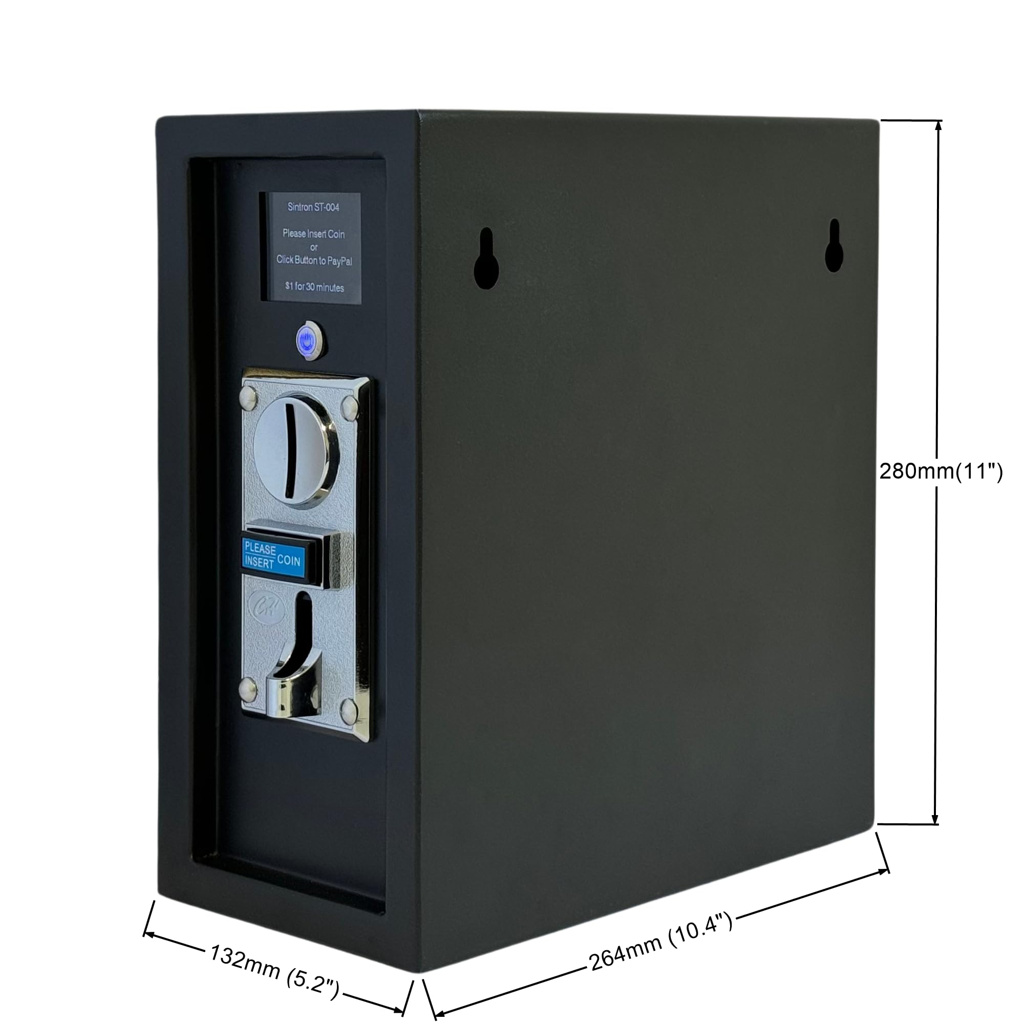 Sintron ST-004 220V/240V LCD Upgrade, Münz & Mobile Payment für Apple Pay Paypal Betriebener Timer-Kontrollkasten für Geräteautomaten, Spielgeräte, Massagestühle, Dryers, Shoe Shine & Washing Machines