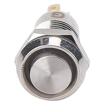 Amazon.co.jp: Wisoqu 押しボタンスイッチ、8mm 3V IP65防水