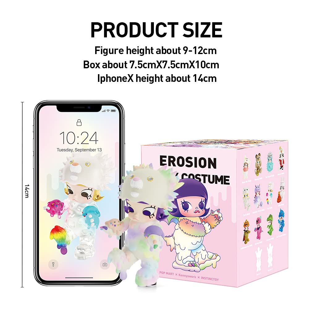 Amazon.co.jp: POPMART MOLLY × INSTINCTOY EROSION MOLLY