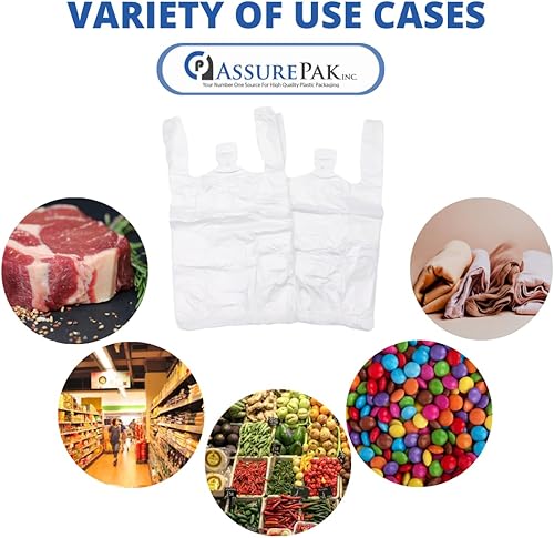 Miniatura 6 de Bolsas transparentes para camisetas de color natural - 18 BBL (10 x 5 x 18 pulgadas) - 1000 bolsas - 13 micras - transparente