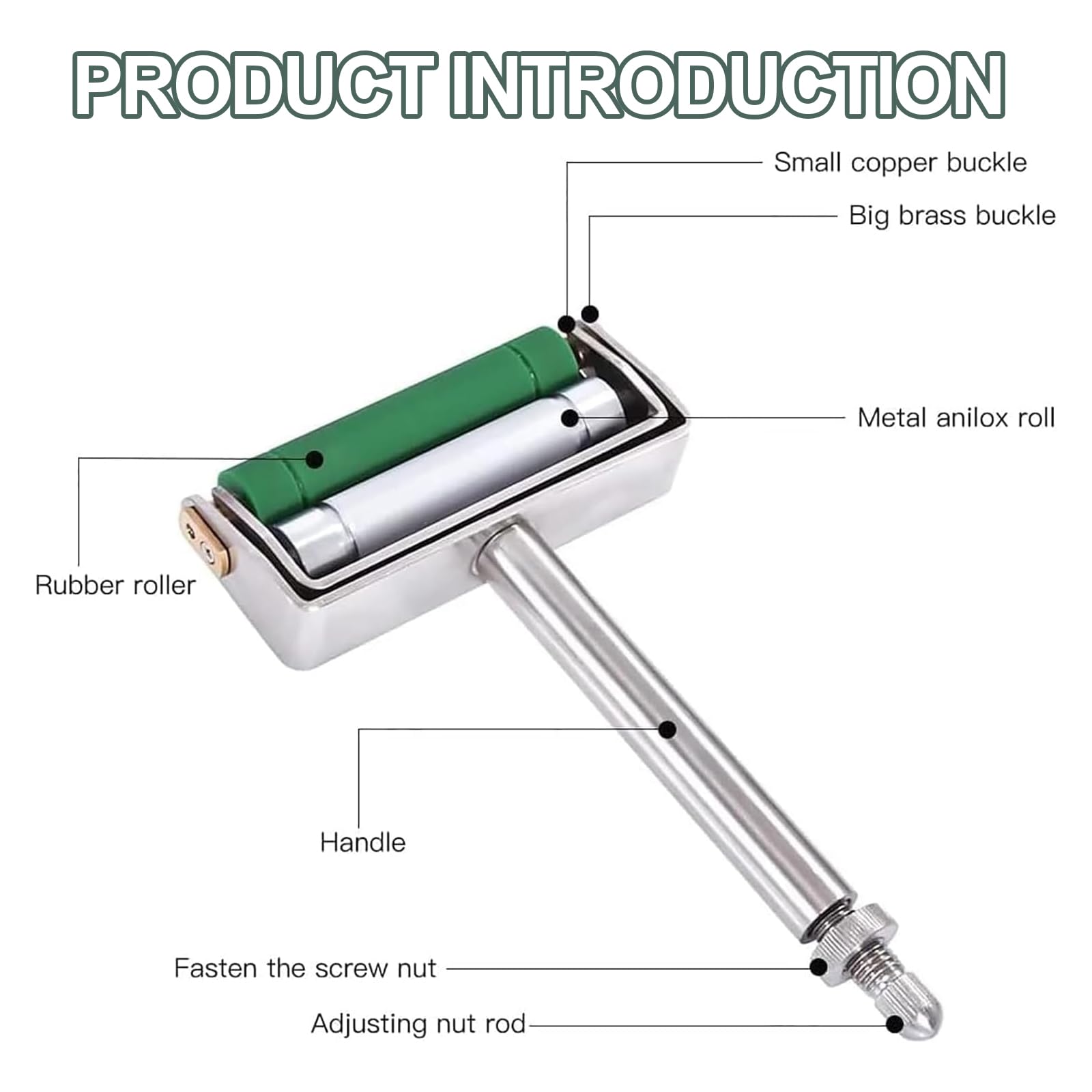 Proofer di inchiostro manuale per rotolo Anilox, con rullo in gomma, ideale per macchine da stampa rotocalcografiche e flessografiche