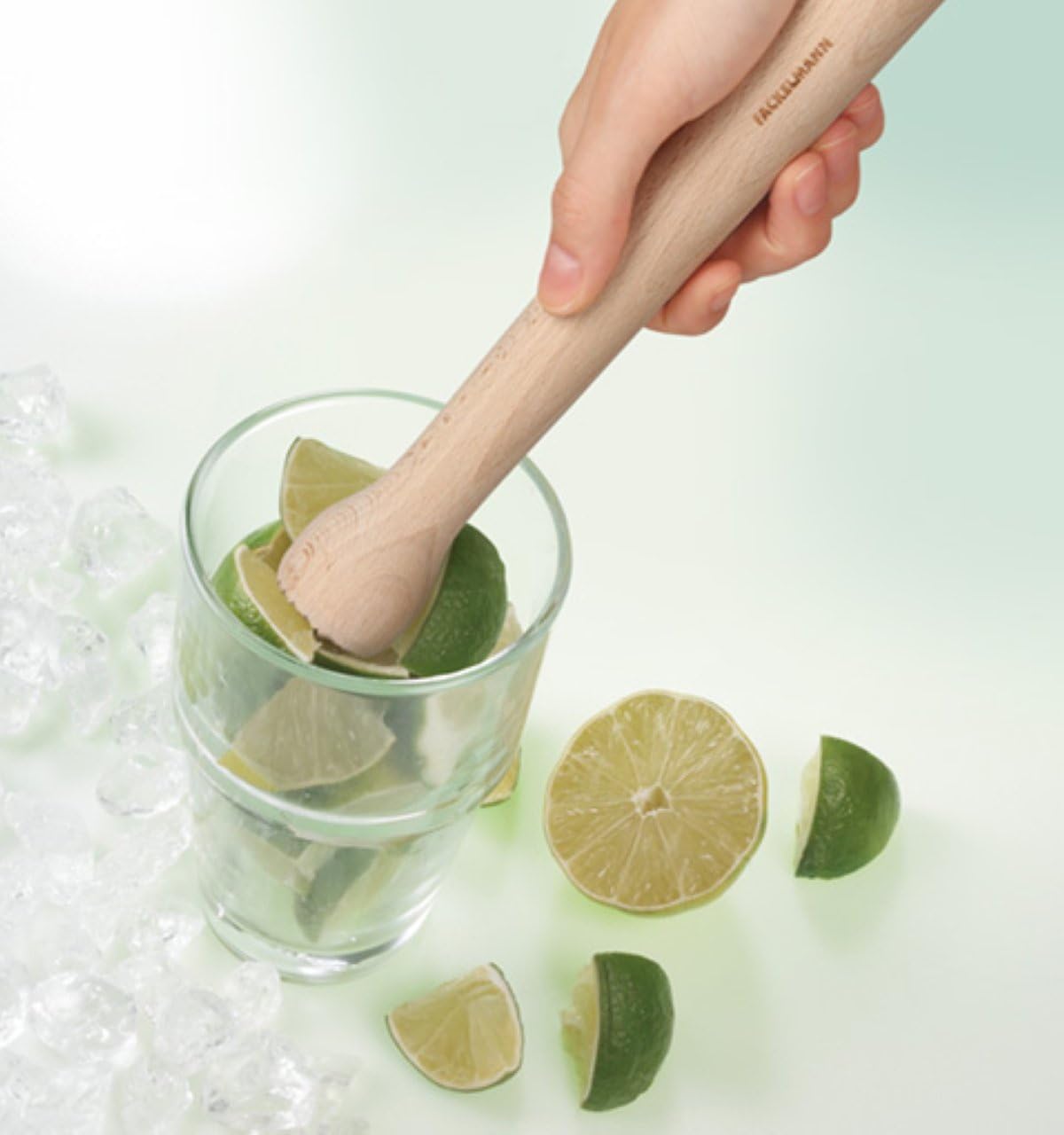 Image secondaire de Pilon en Bois Fackelmann pour Cocktails et Mojitos - 22,3 cm