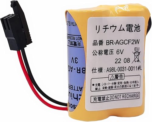 Miniatura 3 de 4 piezas BR-AGCF2W 2 células batería de litio 6V A98L-0031-0011#L 2200mAh PLC batería para fanuc controlador batería de reserva