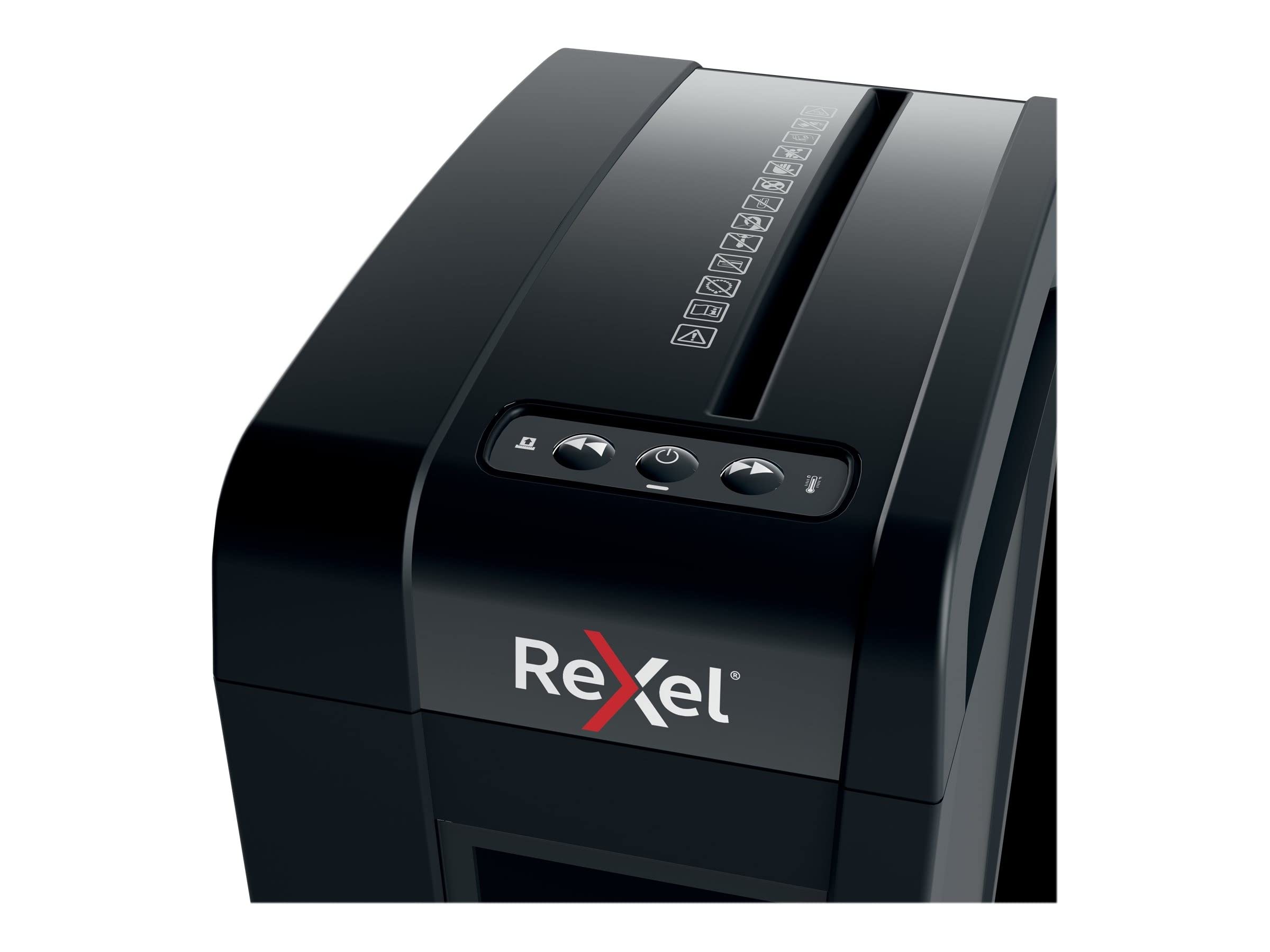REXEL Secure X8-SL Slimline Whisper-Shred™,Distruggidocumenti Manuale,9-8 Fogli A4 (70-80 gr/mq), Taglio a Frammento, Livello di sicurezza P-4,per Uso Personale/Home Office,Capacità 14 Litri,2020126EU