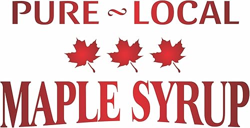 Miniatura 5 de Plantilla de jarabe de arce puro Local Vermont Leaves Farmhouse Farmer Market DIY Art Craft Signs reutilizable Mylar Joanie
