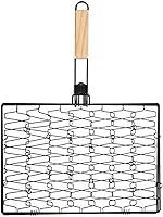 Vista 9 de Farberware 5290494 BBQ Shish Kabob - Cestas para asar, color negro y madera