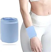 Compressa De Gelo Para O Pulso - Manga De Compressão Com Gel Quente E Frio Para Síndrome Do Túnel Do Carpo, Artrite, Tendinite, Suporte Com Cobertura De 360°, Reutilizável - 1 Unidade, Azul