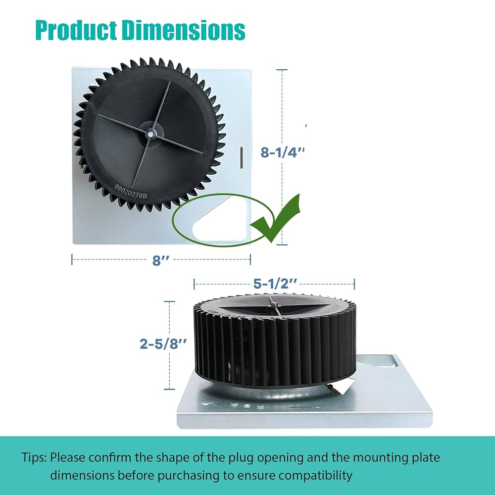 Bmnno様 S97015162 Fan Motor Assembly Compatible with Broan NuTone