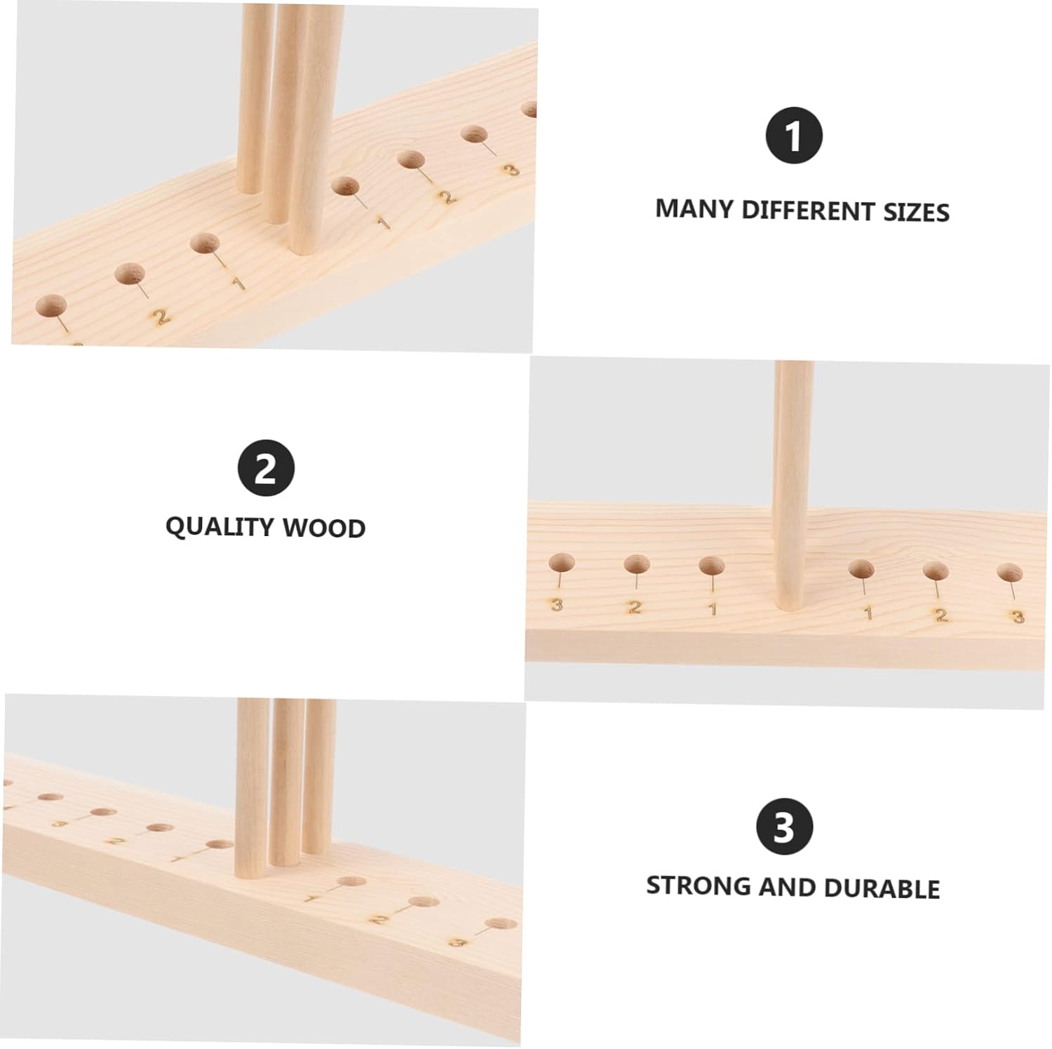 Housoutil Wooden Bow Maker Tool Extended Craft Bows Maker for Custom Bows Wreaths and Decorations and Design for Efficient Bow Creation
