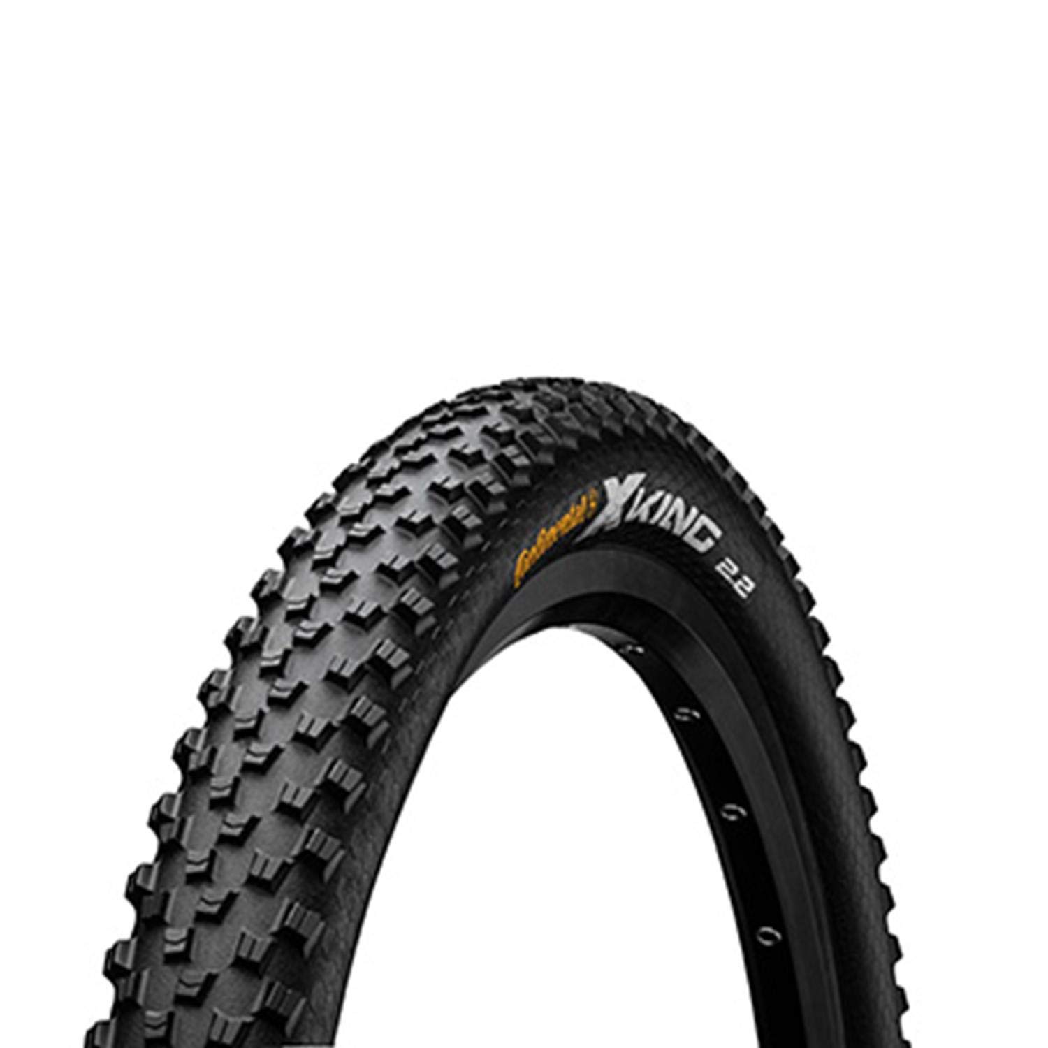 Continental Cross King ShieldWall Mountain Bike Tire - 26 x 2.2 Folding MTB Tire Black