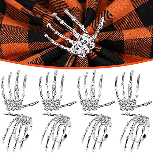 Halloween Napkin Rings Decoration 8 Pcs, Metal...