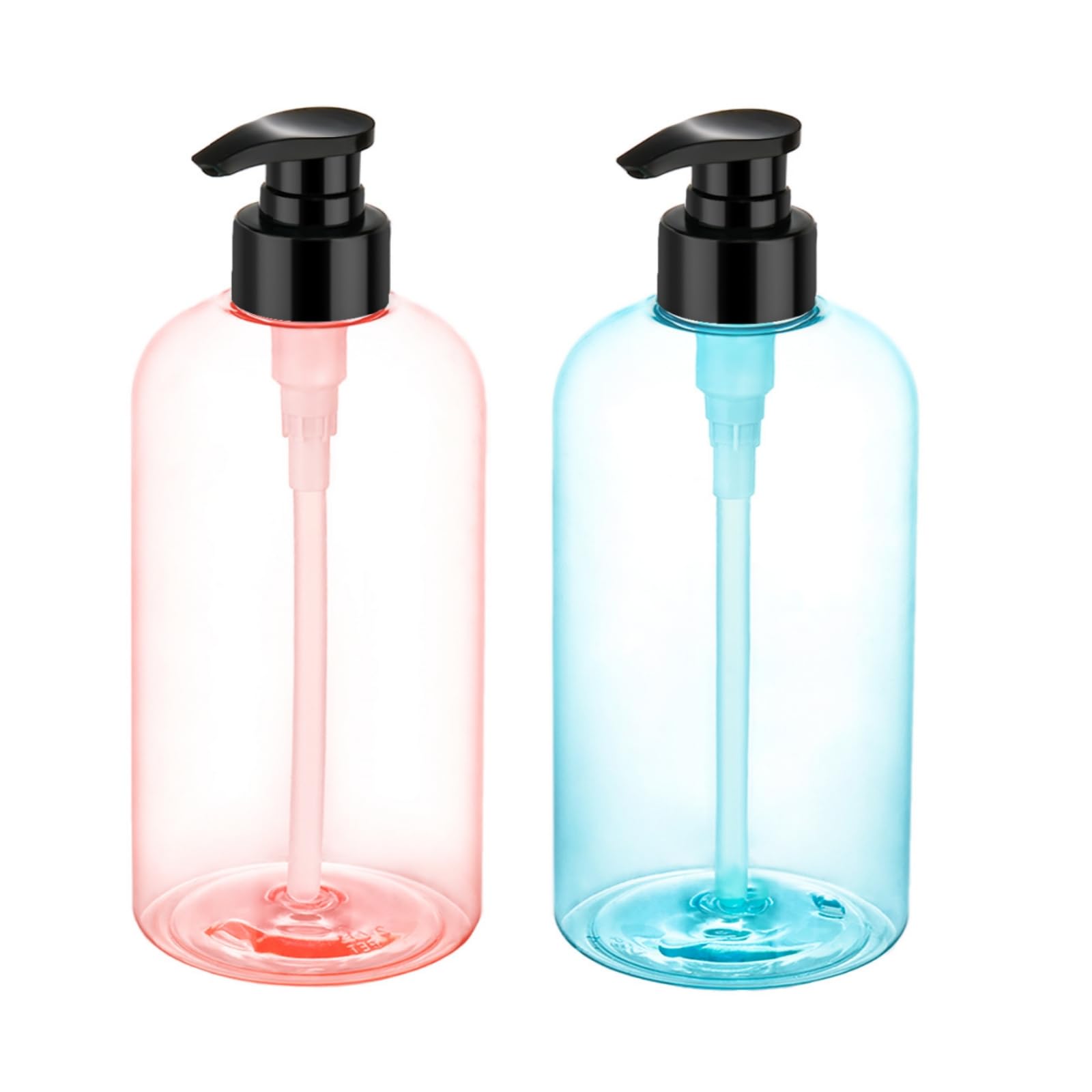 Photo 1 of Bynccea Plastic Pump Bottle - 16 oz/500 ml Empty Shampoo Dispenser