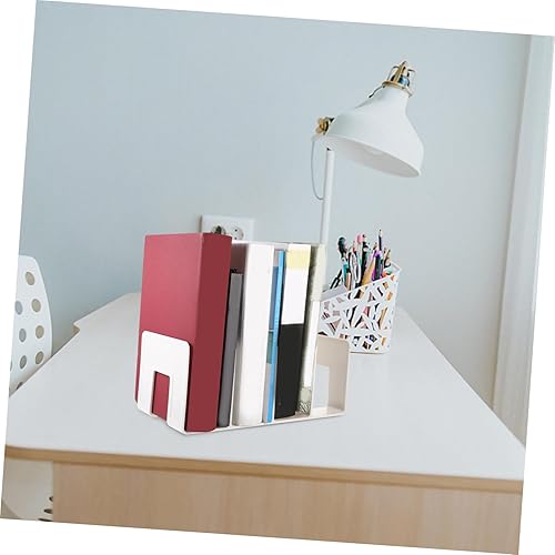 Miniatura 5 de Estantería para libros, carpeta de archivos, estante de almacenamiento, organizador de monedero acrílico, organizador de libros multifunción