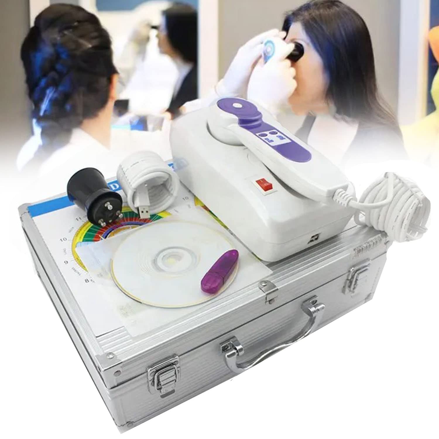 5.0 MP USB Iriscope Iris Analyzer Iridology Camera with pro Iris Software Eye Iriscope Iris Analyzer Analysis Iridology Camera for Beauty Salons, Health Clubs, Personal Health Management Centers