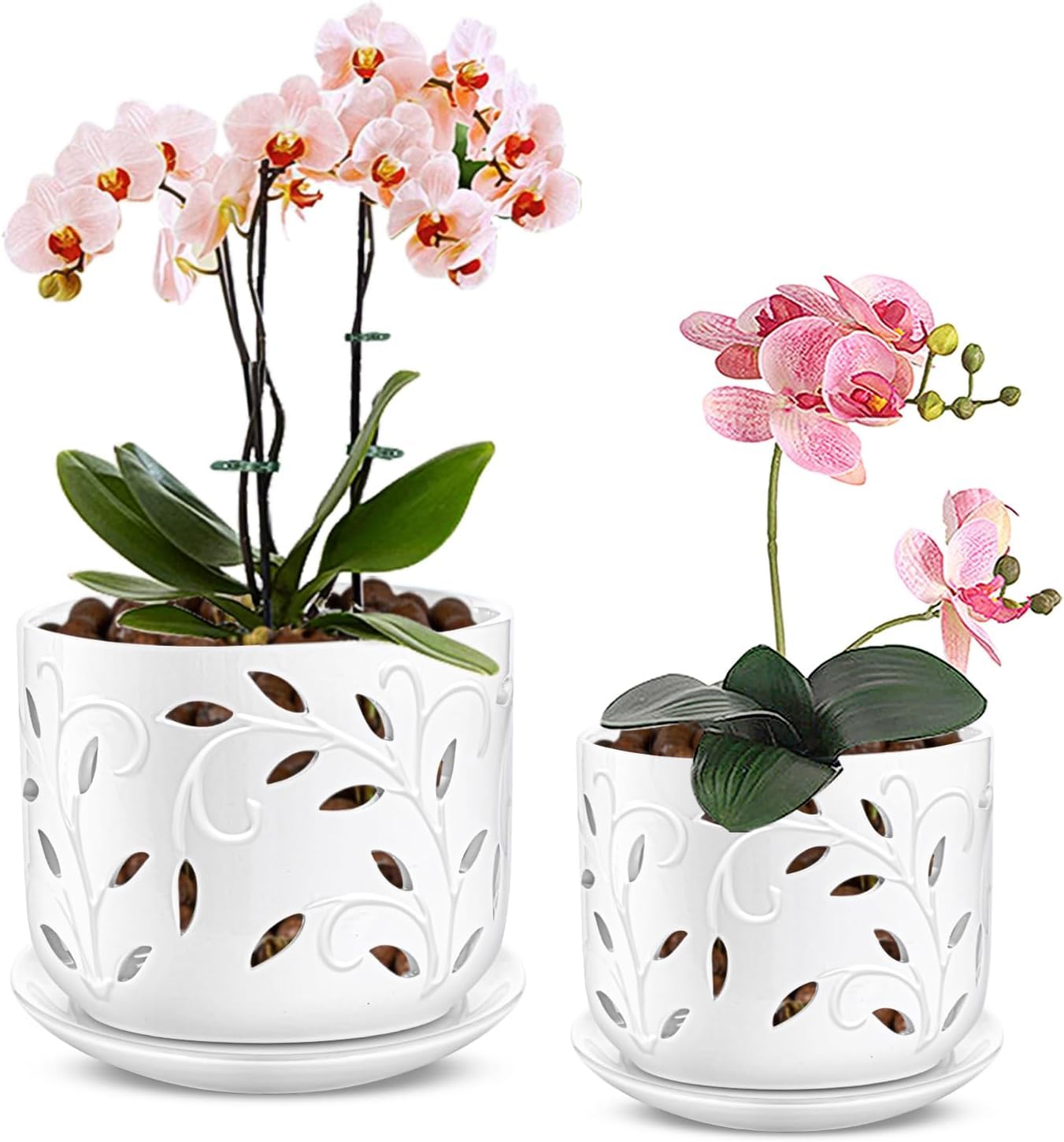 EFISPSS Ceramic Orchid Pots