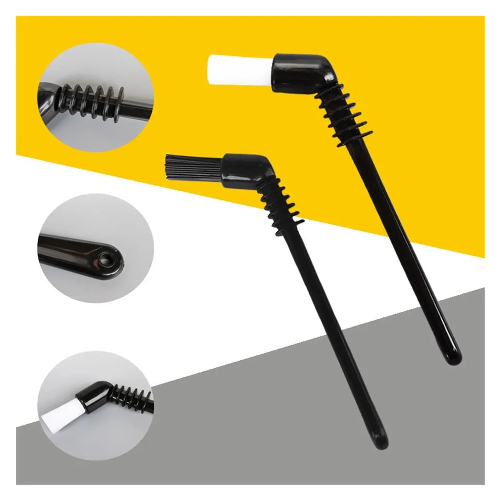 Kaffeemühle Reinigungsbürste Reinigungsbürste for Kaffeemühlen | Staubmaschine Siebträger Reinigungsbürste Nylon Anti-Verbrühungsbürste(Color 7)