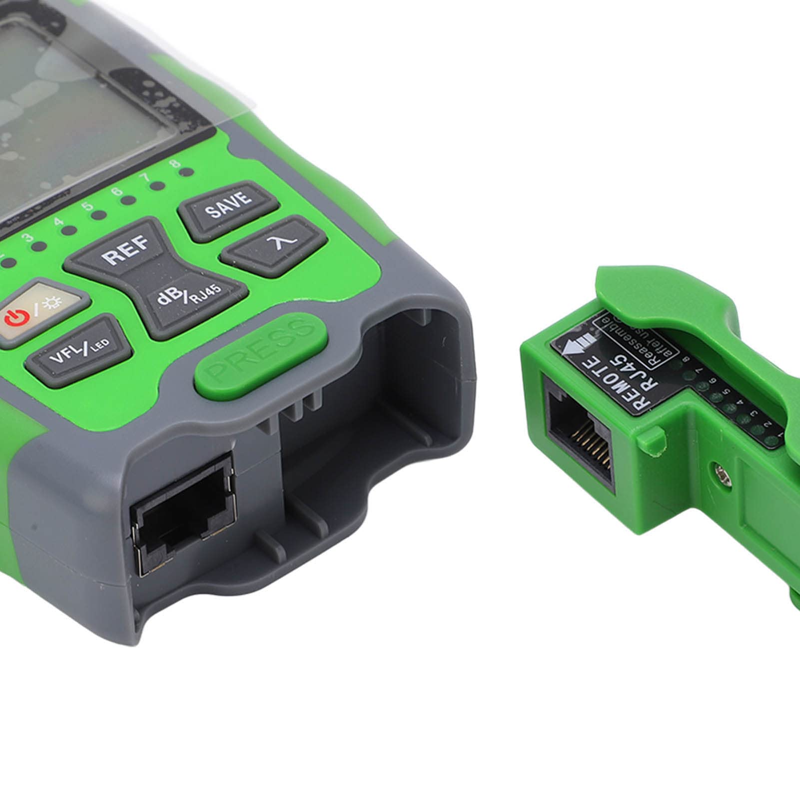 Probador óptico, -70~+10dbm Medidor de Potencia de Fibra óptica Cálculo de Potencia Relativa Función de Calibración Alta Precisión para Mantenimiento(#1)