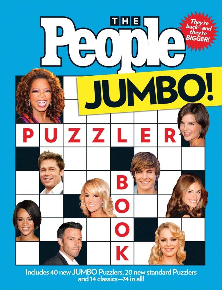 The People Puzzler Book: Jumbo Edition Paperback – June 10, 2008