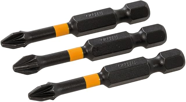 Triton Pozi Screwdriver Impact Bit 3pk PZ2 50mm (740013)