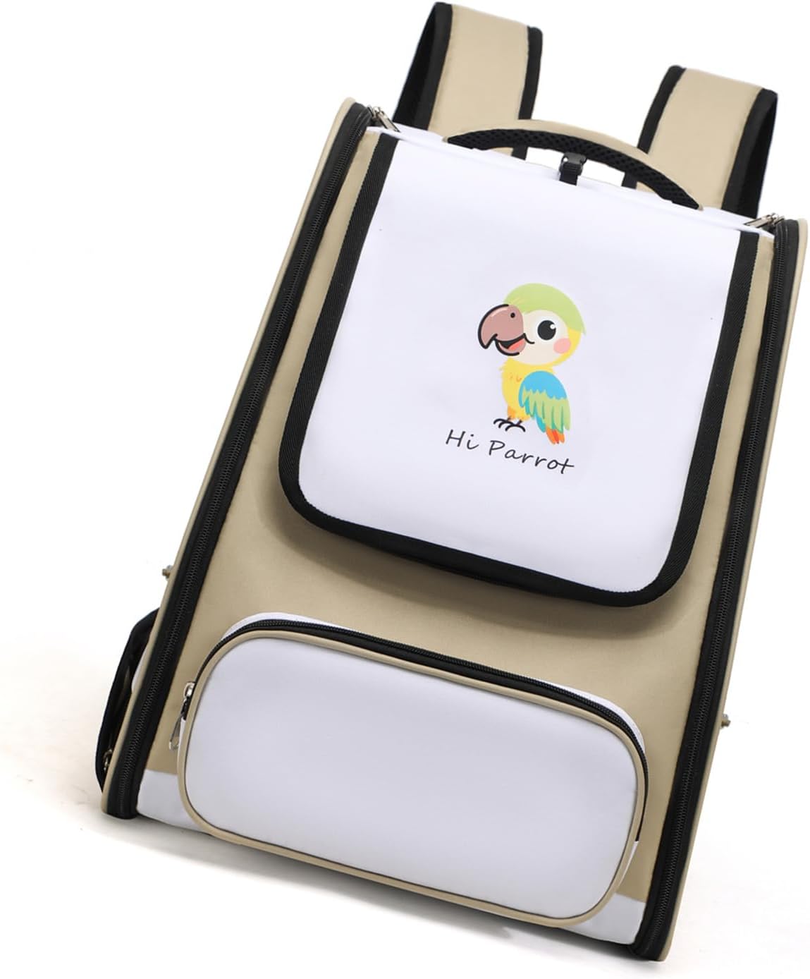 Comfortable Bird Transport Backpack for Outdoor Adventures Including Removable Tray and Feeding Cup Nylon Bird Backpack