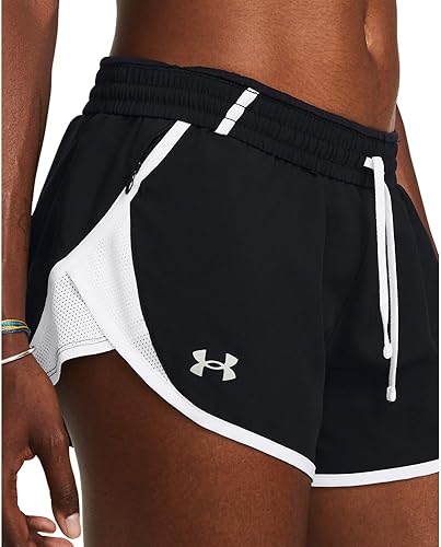 Under Armour UA Launch 7'' Shorts - Shorts - Bottoms - Black/White/Reflective - Size: LG - 3
