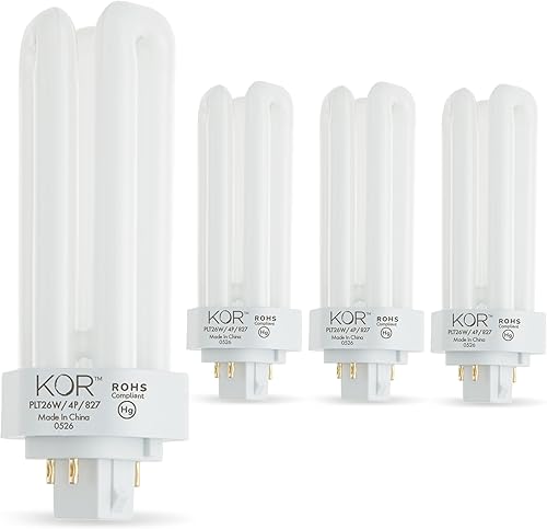 (unidades 4) tubo triple de 26 Watts - GX24q-3 (4 pines), 26.0watts