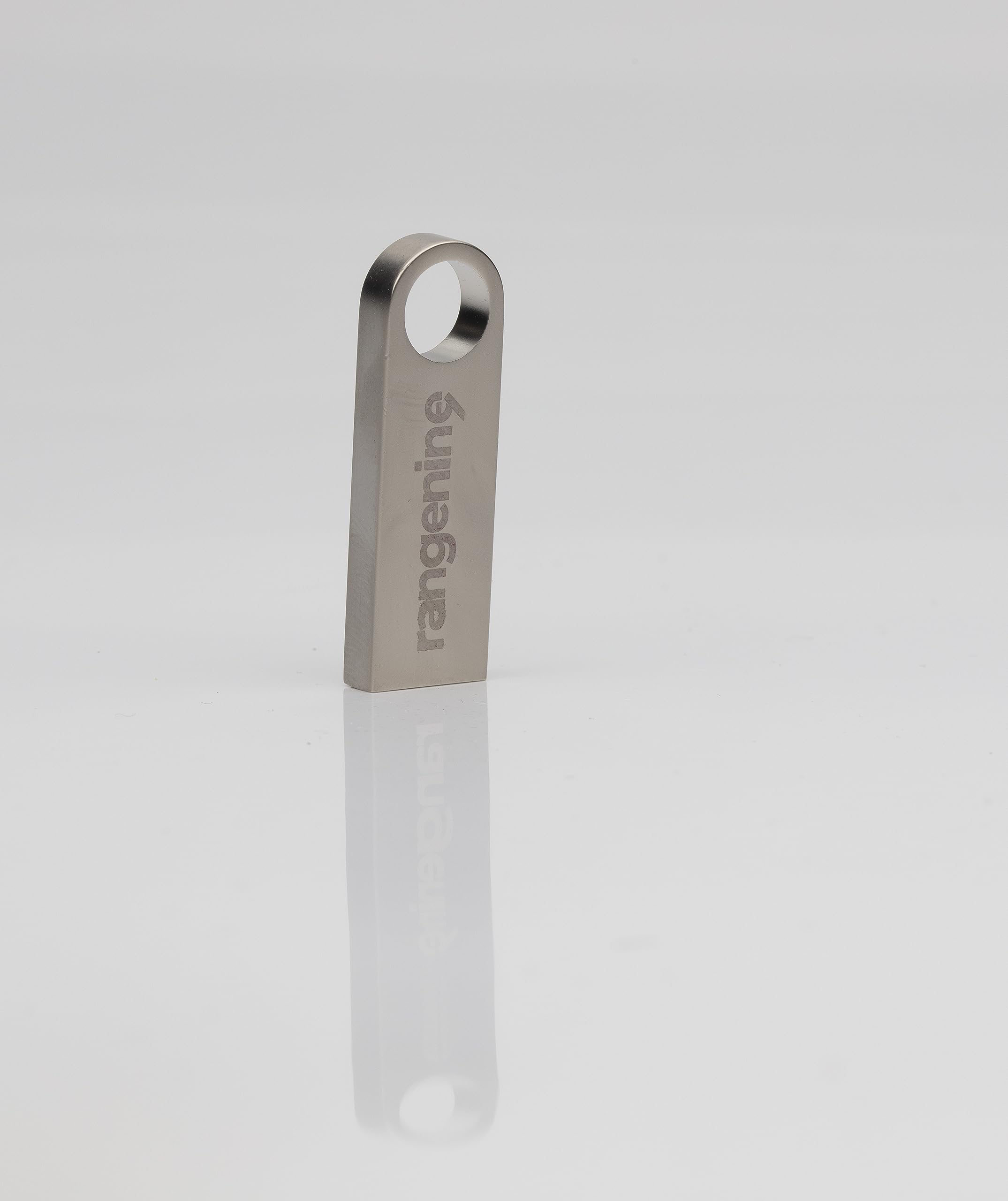 Rangenine High Speed 128GB Metal Pen Drive USB 3.0 Waterproof Flash Drive with Keychain Design Alloy Stable & Efficient Memory Stick USB Storage for Laptop, Computers | Gold