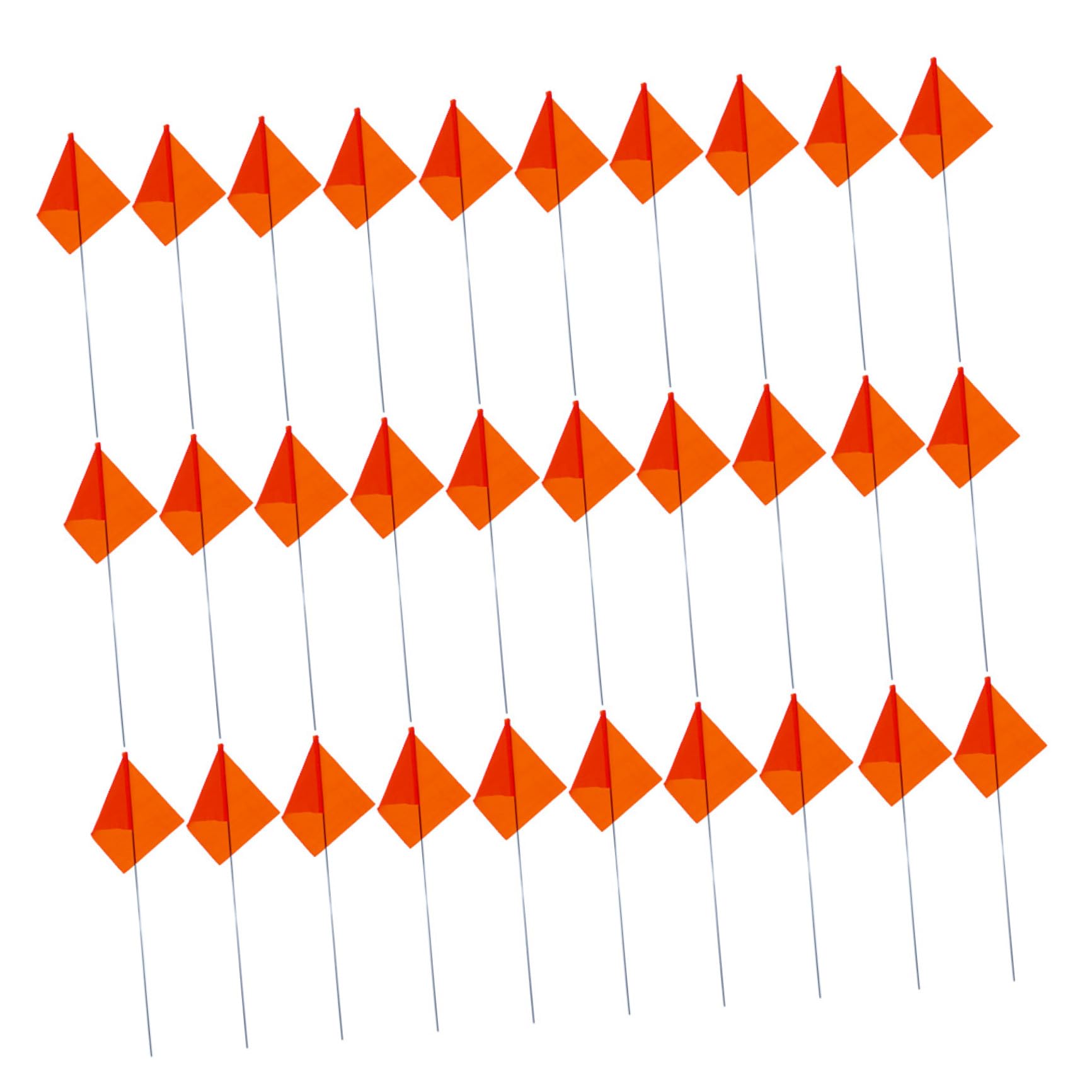 Drapeaux de balisage d'irrigation pour éviter les erreurs de tonte