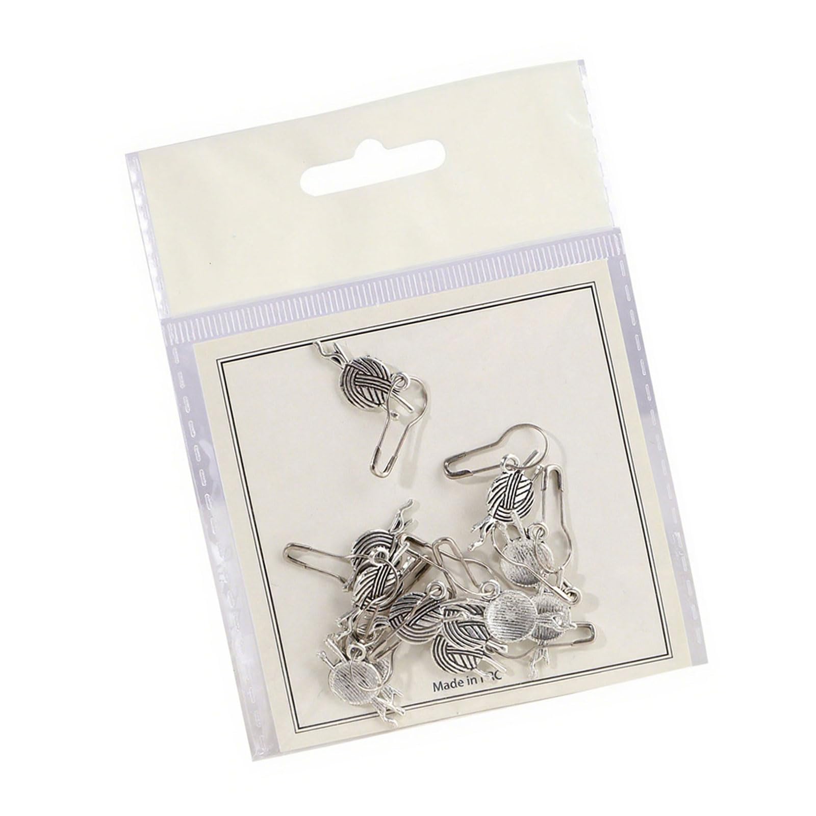 HZGFNBZ Rustproof Retro Metal Markers with Numeric Labels for Knitting & Projects Retro Crochet
