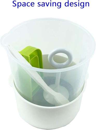 Miniatura 5 de Colador de alimentos de uso múltiple, reemplazo de bolsa de leche de nueces, colador de yogur, policarbonato de grado alimenticio y malla de acero