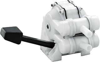 Pactrade Marine Manual Water Pump, Right Foot Operated (4 Gallons/Min) - Self-Priming Hands-Free Boat & RV Water Pump System - Delivers to Camper, Galley, Caravan, Wash Basin, Toilet, Kitchen, & More