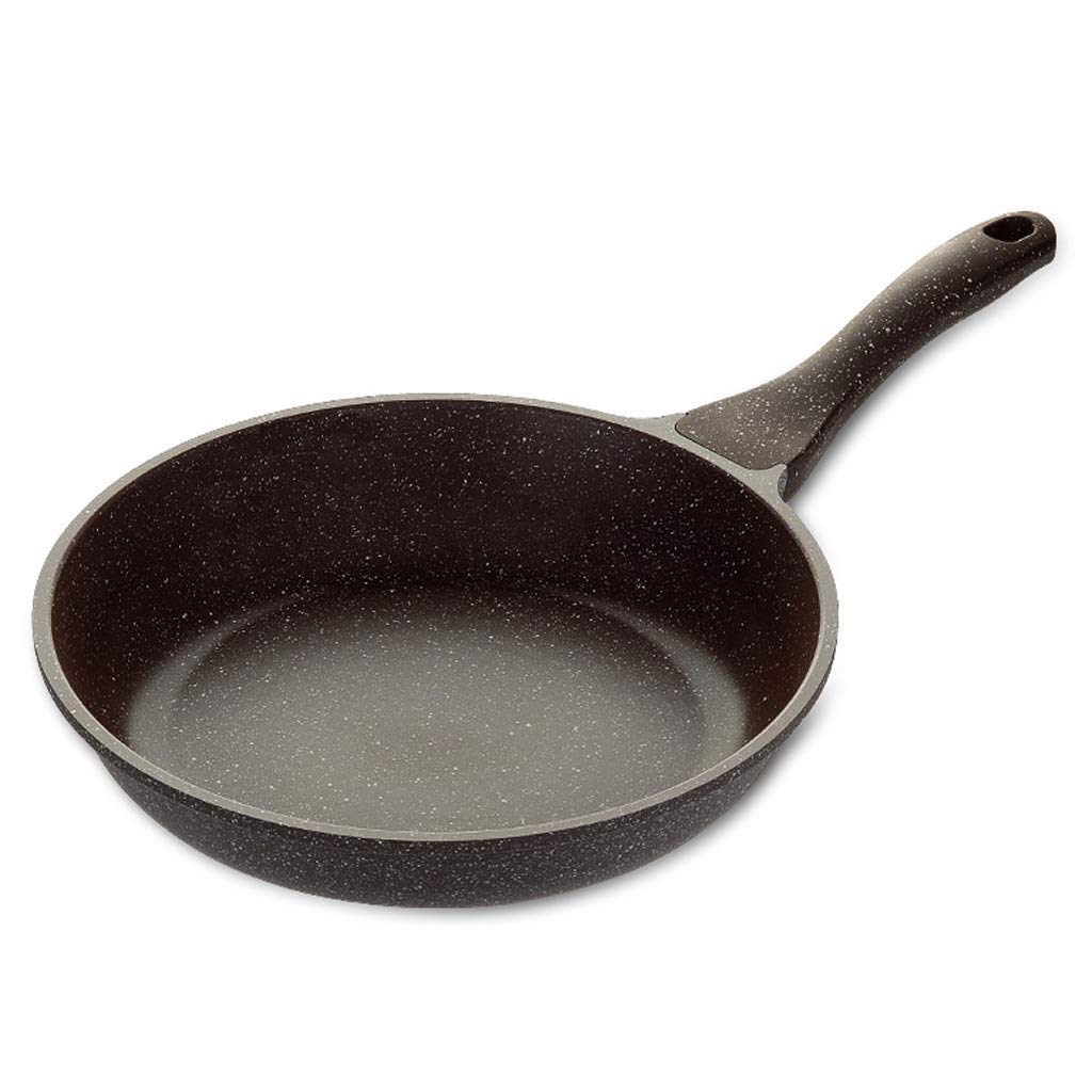 Wok pierre de maifan antiadhésive fini les aliments qui collent poêle fer fond plat gaz