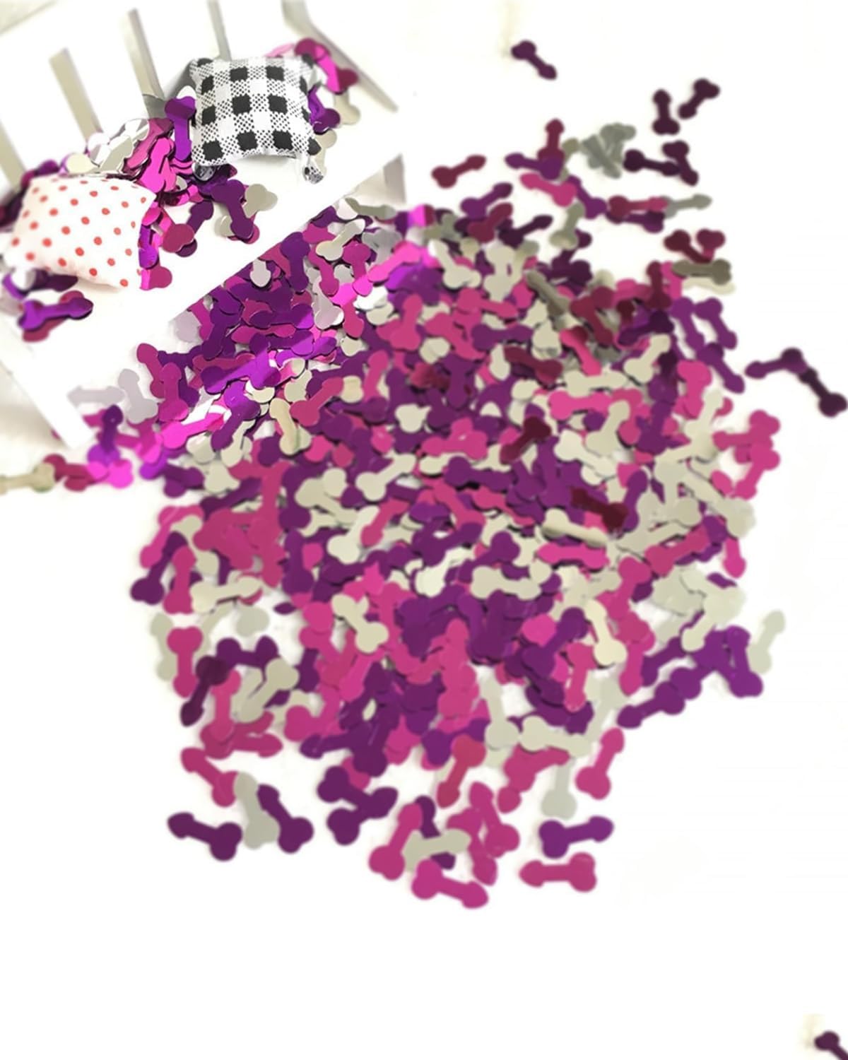 Naughty Confetti – Decorative Party Confetti for Bachelorette Parties, Tables & Girls’ Night Celebrations | Colorful Scatter Decorations