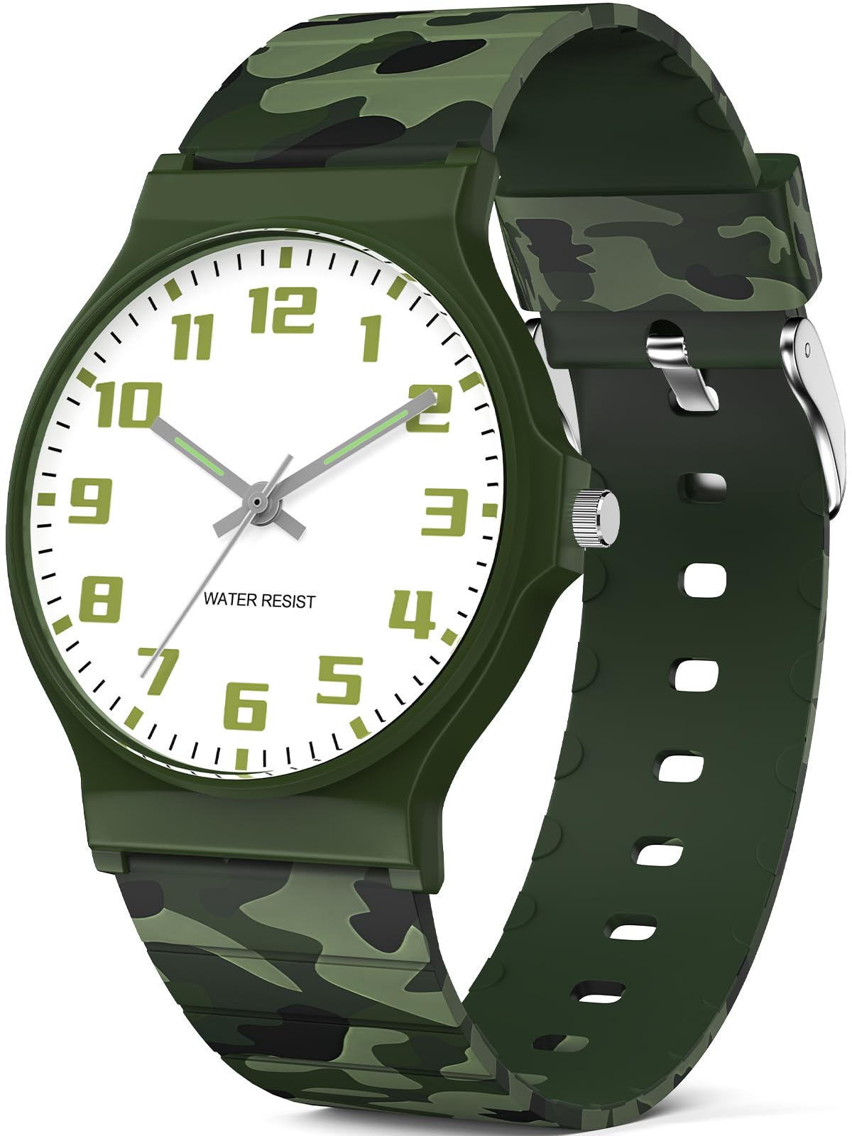 SOCICO Kinder Analoguhr Jungen Mädchen, 30M Wasserdicht Leicht Ablesbar für 5-15 Jahre, Tolle Geburtstags Kinder