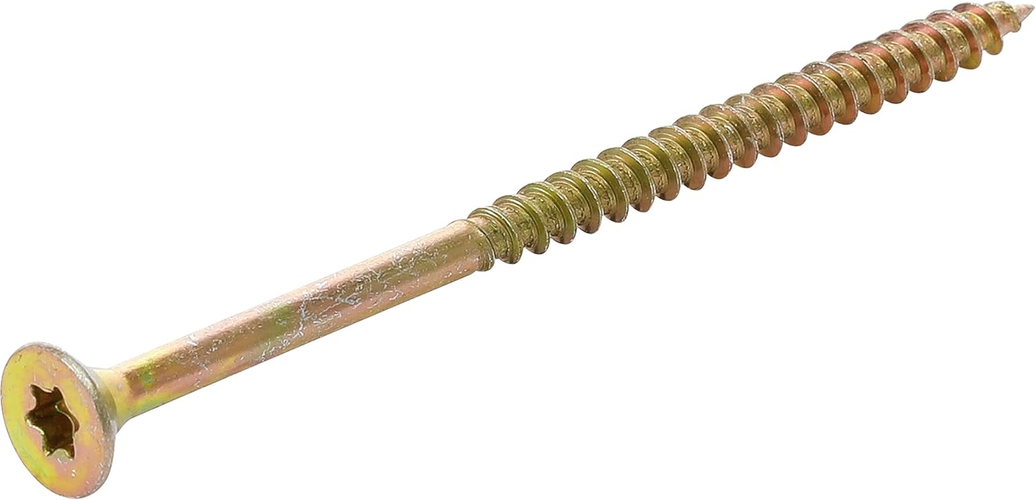 Kraftmann 80998 | Multi-Purpose Screws | T-Star (for Torx) T25 | 5.0 x 80 mm | 50 pcs.