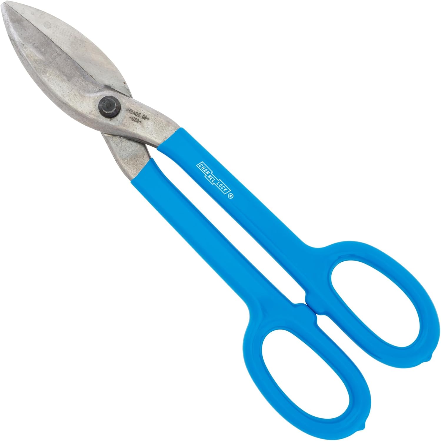 Channellock Tinner Snip 610TS - High Carbon Steel, Straight, Ambidextrous - 10 In