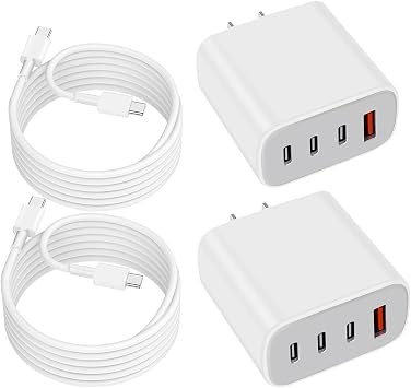 USB-C Charger Block,Wall Charger Block with C to C Cable