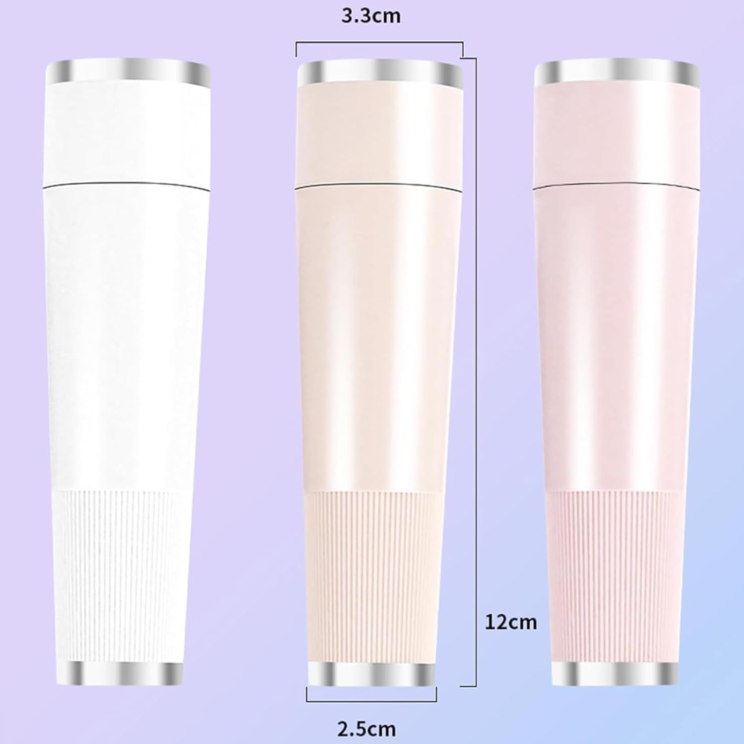 Electric Intimate Hair Trimmer - Instant Gentle Hair Removal, Rechargeable 2-in-1 Bikini Trimmer for Women, Painless Grooming for Legs, Underarms & Face (Pink)