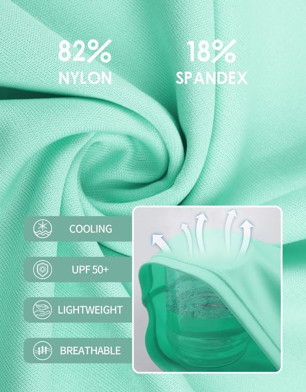 beautyin Boys Rash Guard Hoodie Long Sleeve Swim Shirt UPF 50+ Sun Protection Fishing Shirts 7-16Years - Image 6